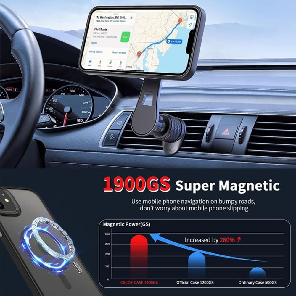 Shockproof MagSafe Protective Back Cover Case for iPhone 14