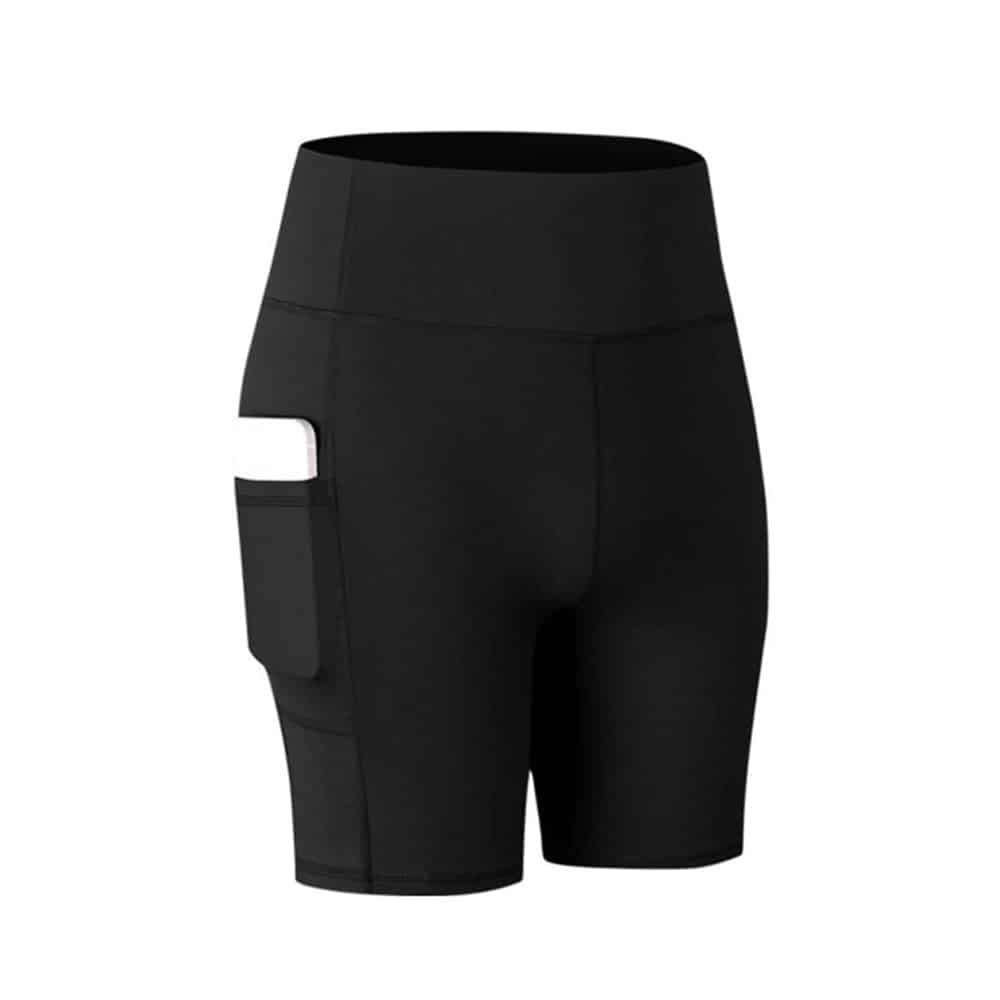 Yoga/Exercise/Running High Waist Stretchy Shorts w/ Side Pockets