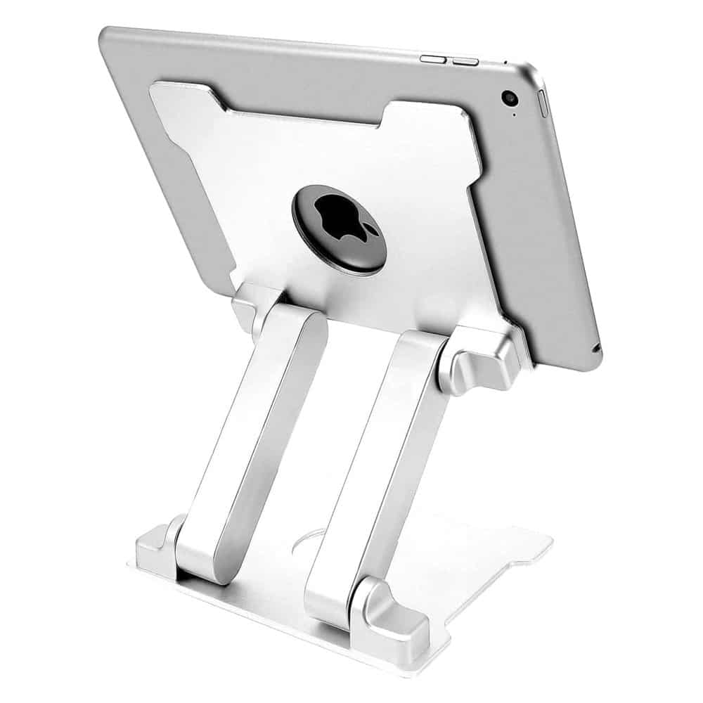 Adjustable Eye-level Aluminium Tablet Holder Stand – up to 15″