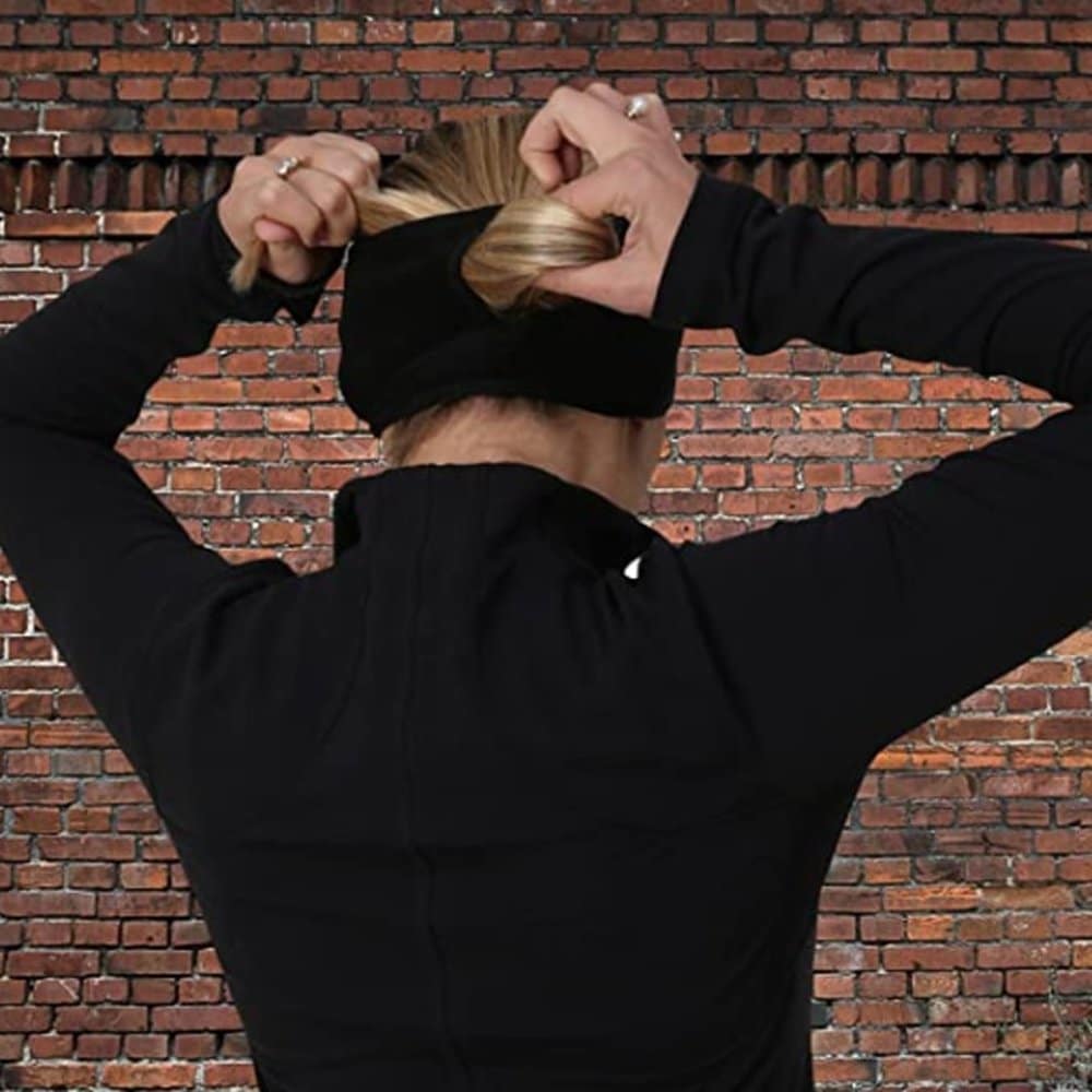 Women’s Running/Jogging Winter Fleece Ponytail Sport Headband/Ear Warmer