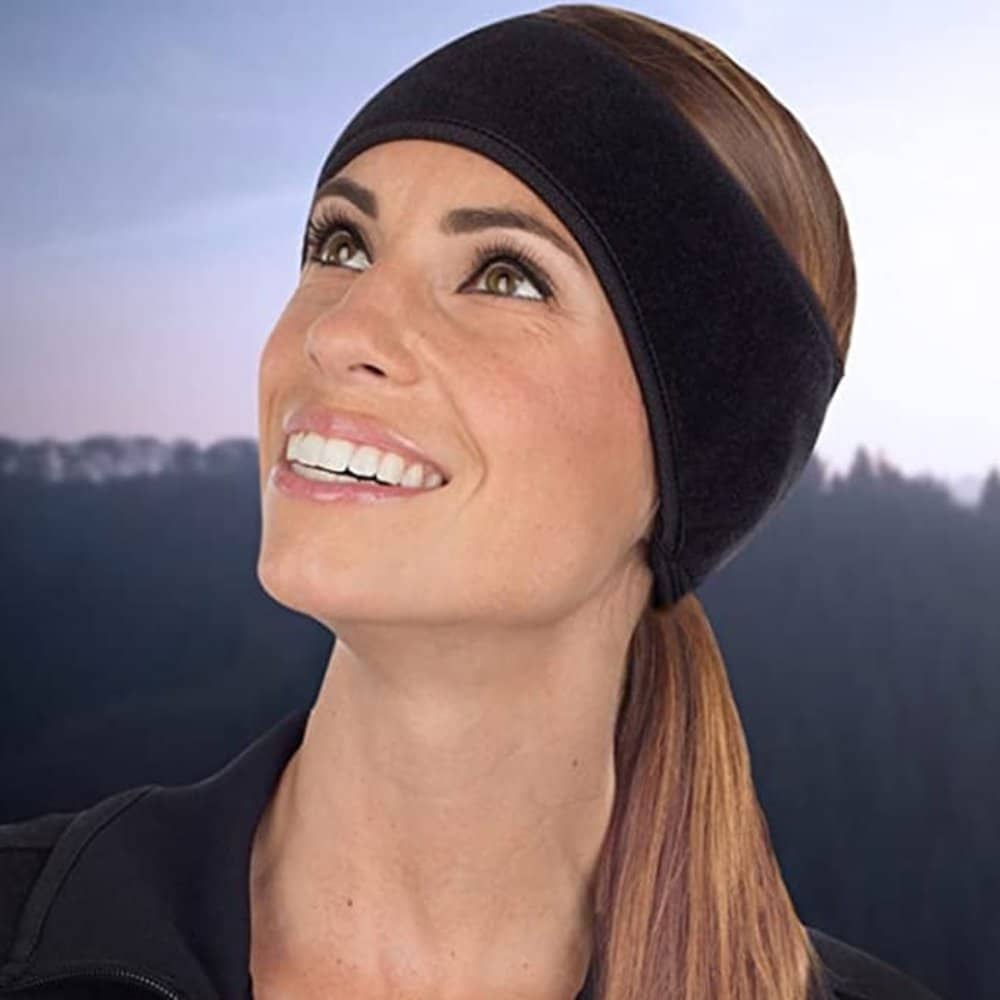 Women’s Running/Jogging Winter Fleece Ponytail Sport Headband/Ear Warmer