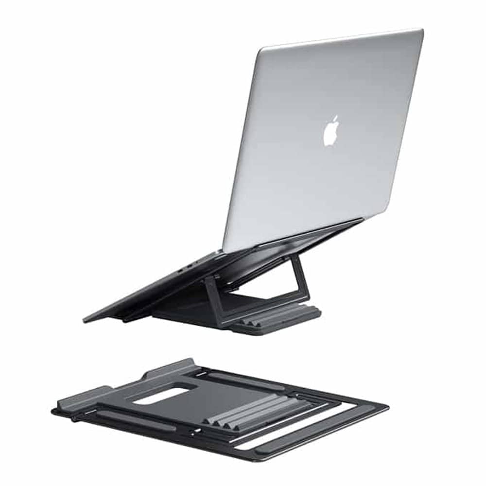 Non-Slip Silicone Pad Aluminium Alloy Notebook/Laptop Holder