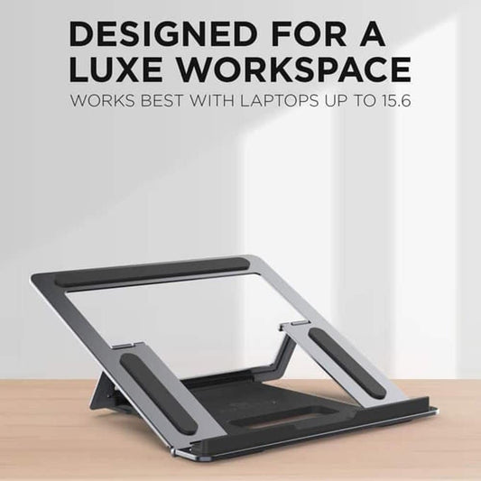 Non-Slip Silicone Pad Aluminium Alloy Notebook/Laptop Holder