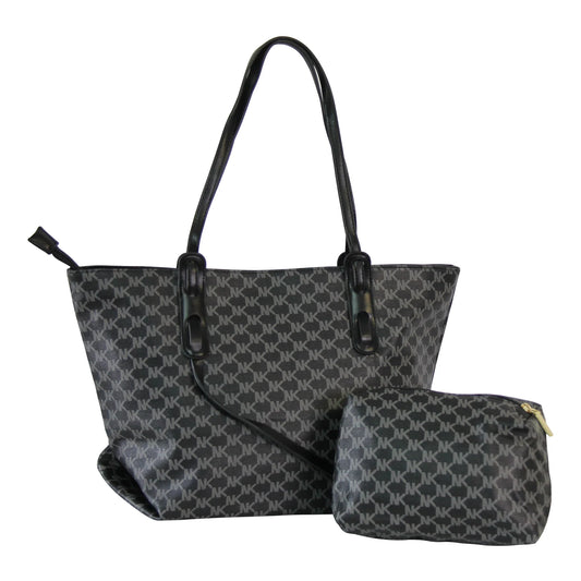 Vinova Tote 2pc - White/Grey/Black/Brown