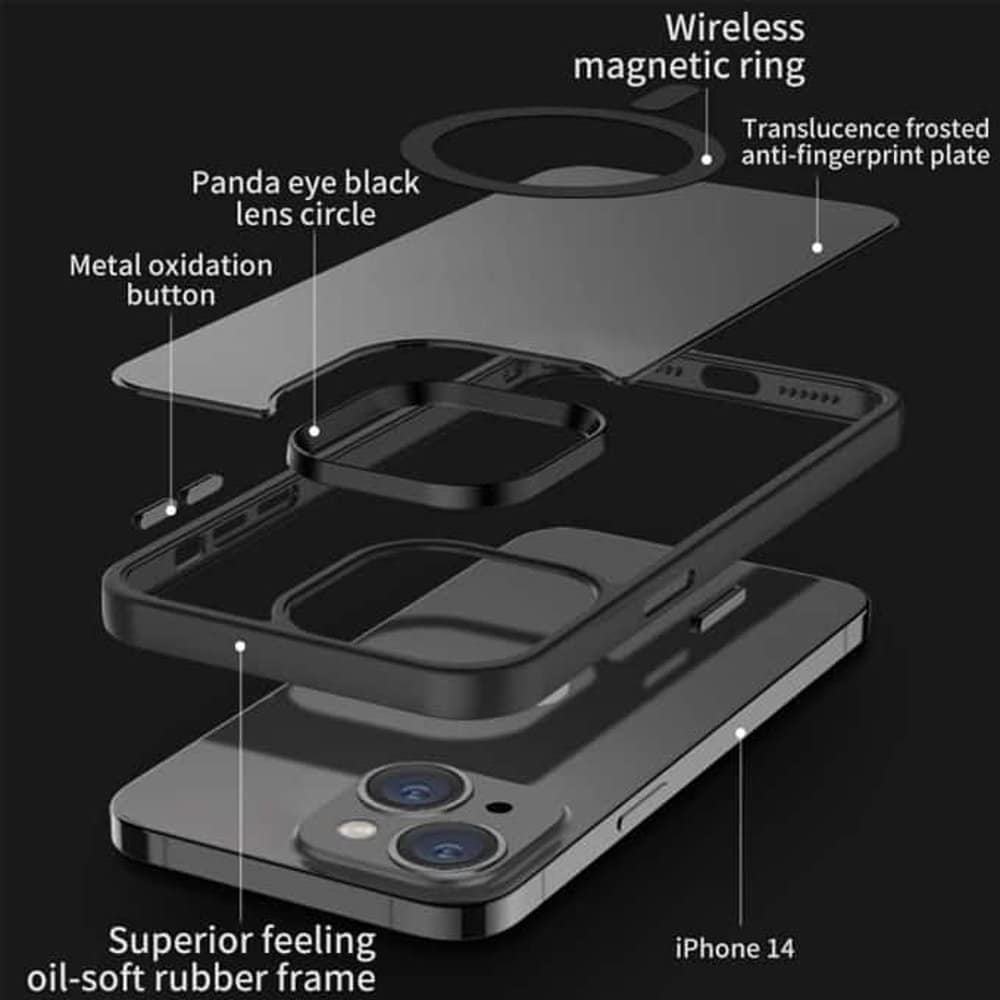 Shockproof MagSafe Protective Back Cover Case for iPhone 14