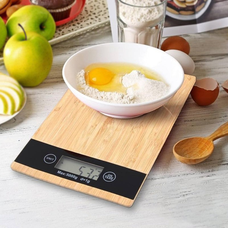 Fine Living Bamboo Kitchen Scale