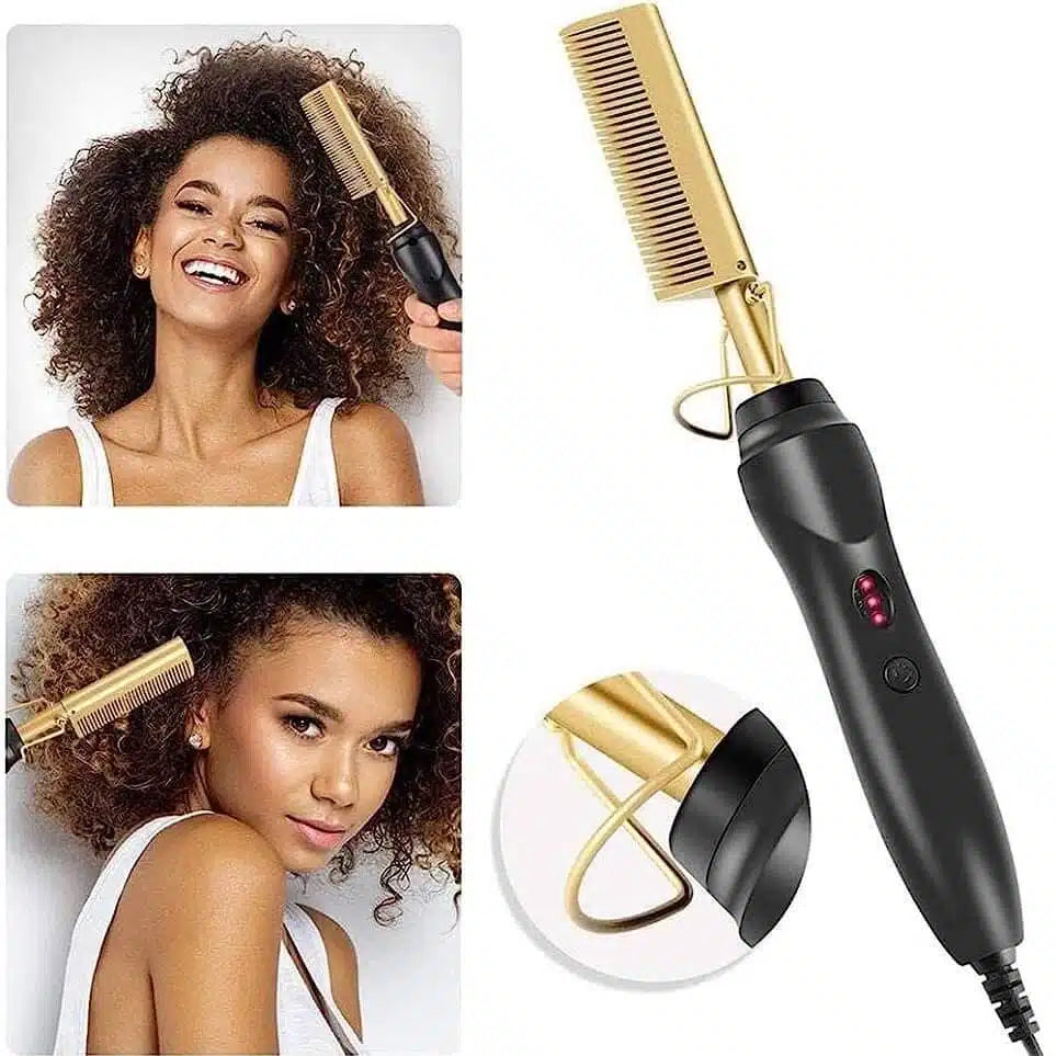 2 in 1 Electric Hair Styling Comb and Straightener