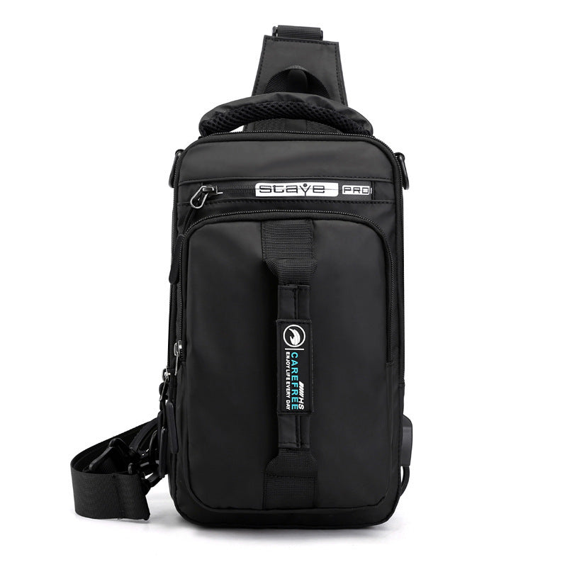 USB Charging Compact Bag - Black