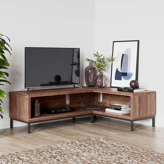 Lancaster L Shape TV stand Unit - Fine Living