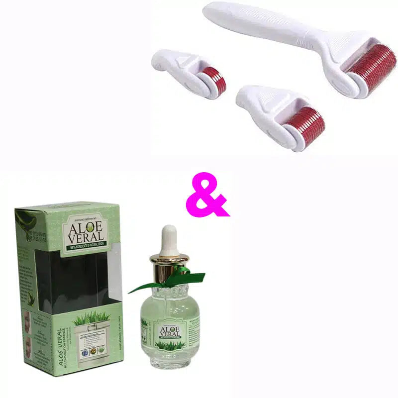 4 in 1 Derma Roller Plus Anti Aging Aloe Vera