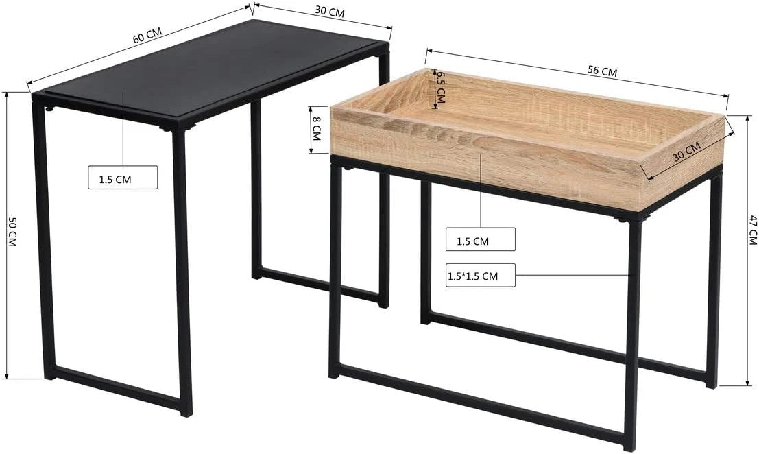 Anima Nesting Side Table - Finery