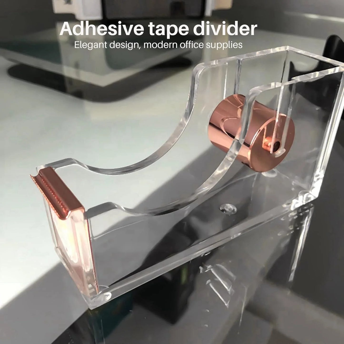 Acrylic Sellotape Holder - Rose Gold