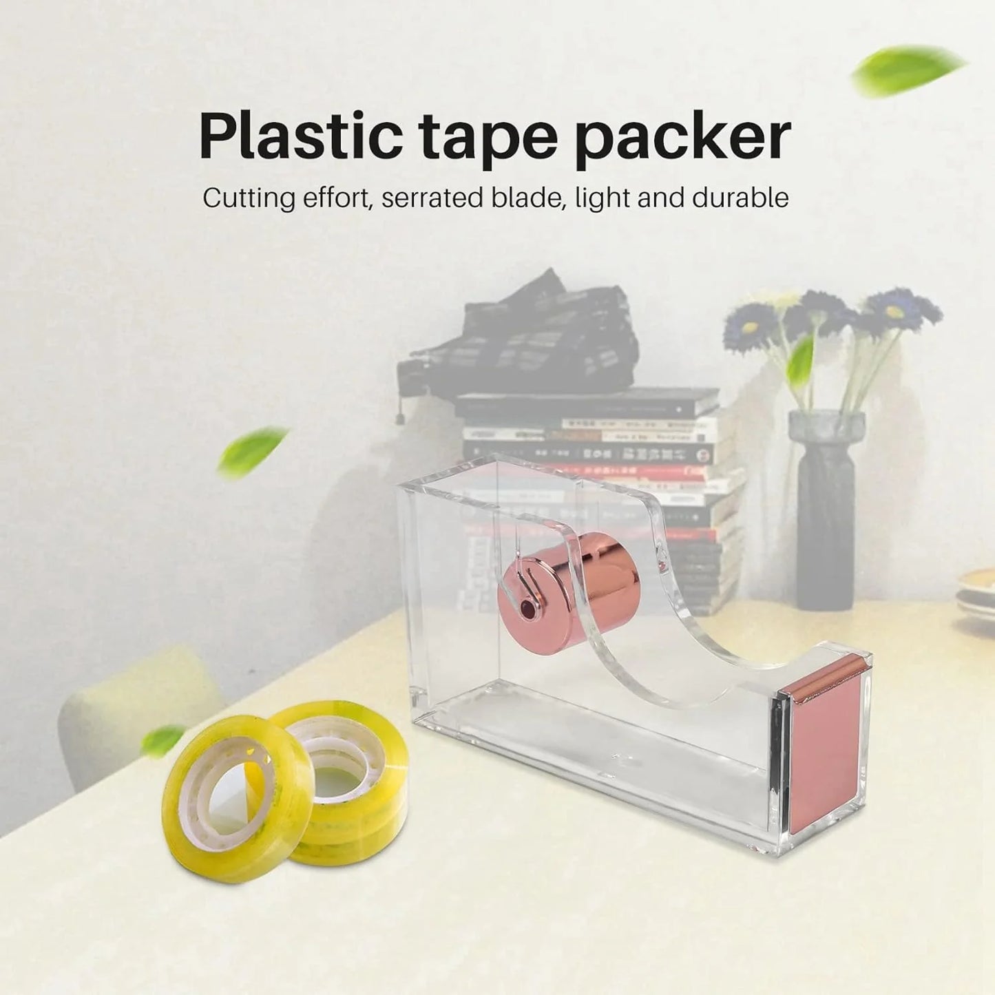 Acrylic Sellotape Holder - Rose Gold