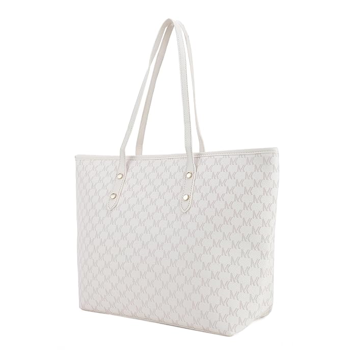 Vinova Tote 2pc - White/Grey/Black/Brown