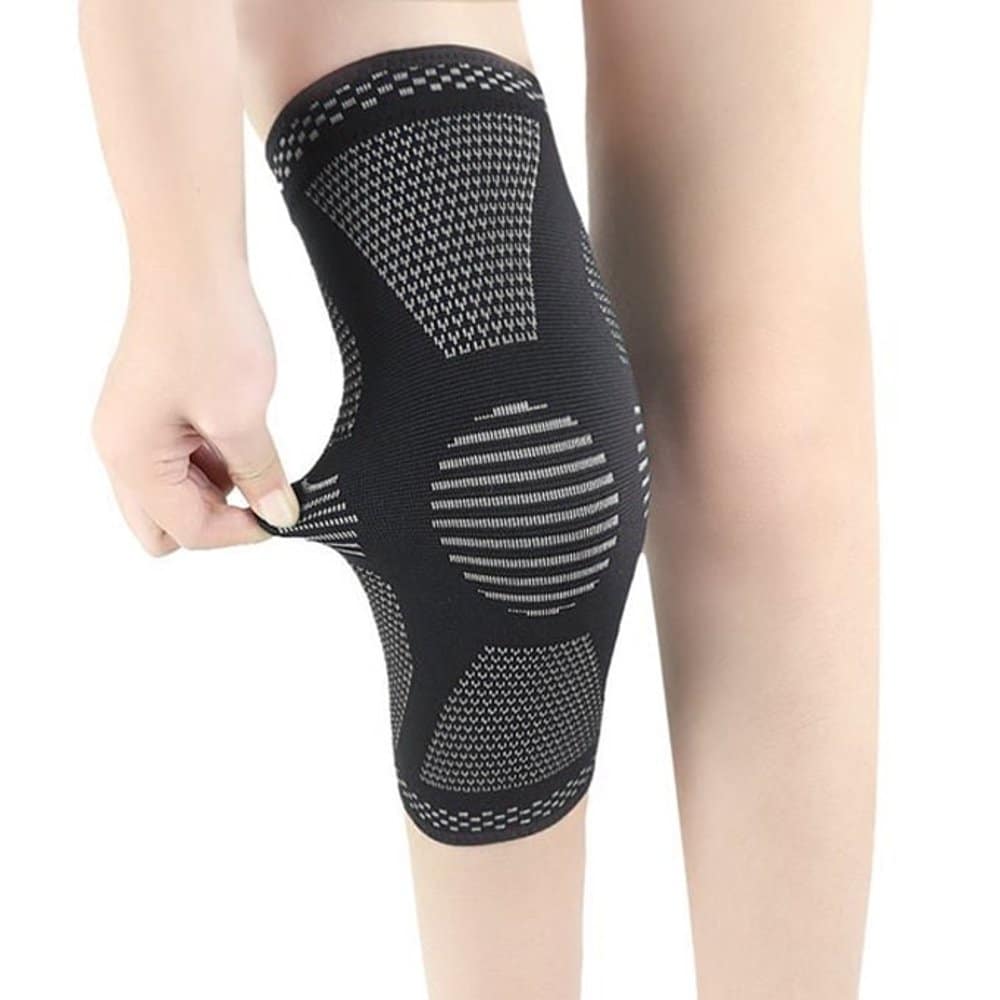 lastic Sports Running Gym Knee Compression Support Sleeve