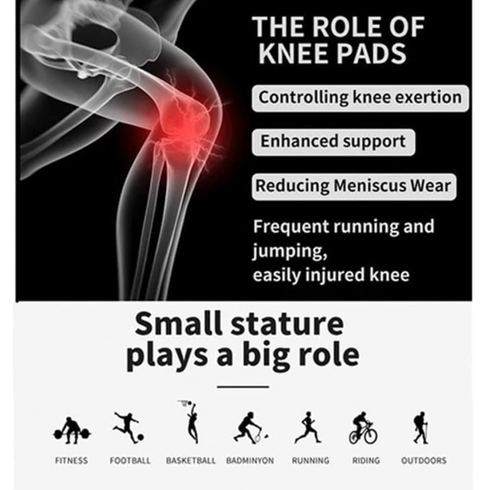 lastic Sports Running Gym Knee Compression Support Sleeve