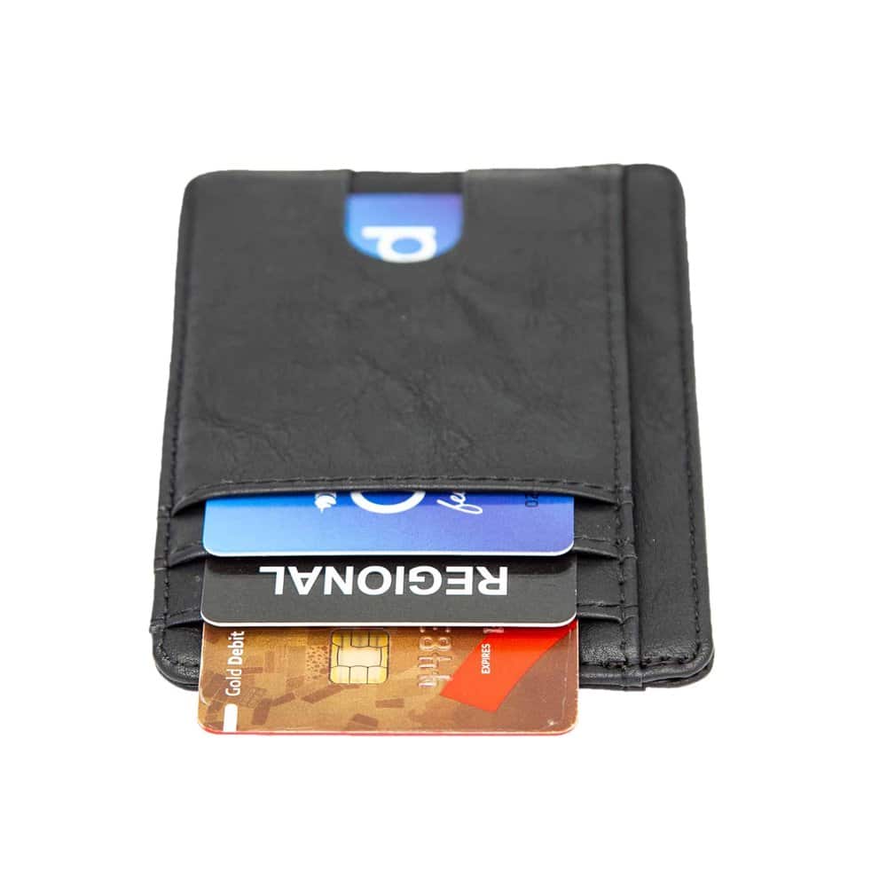 Minimalist Vegan Leather Card/Cash RFID Protection Holder/Wallet