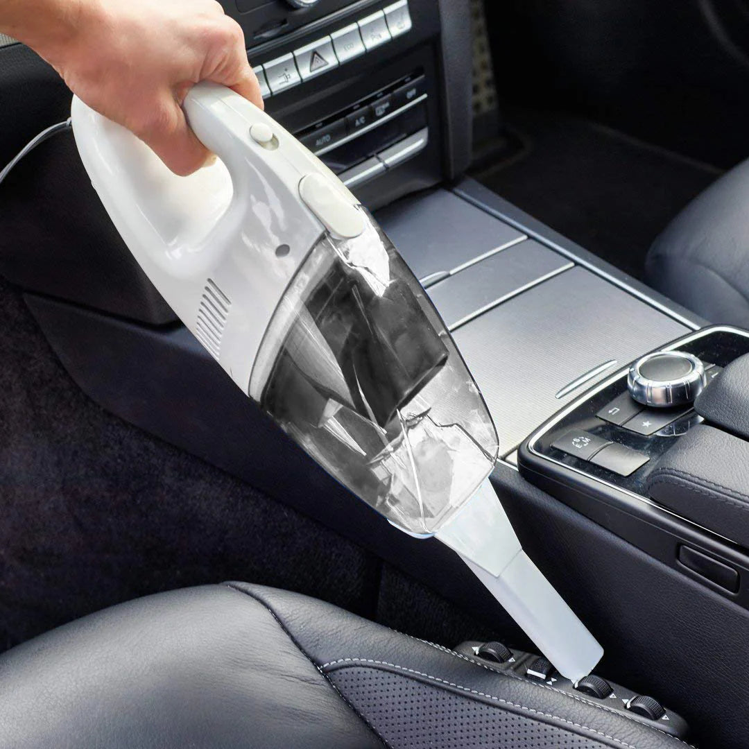Portable car vacuum - White