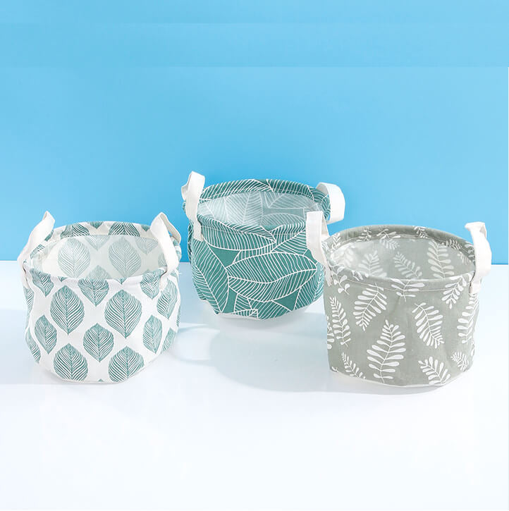 Barrel Fabric Storage Basket