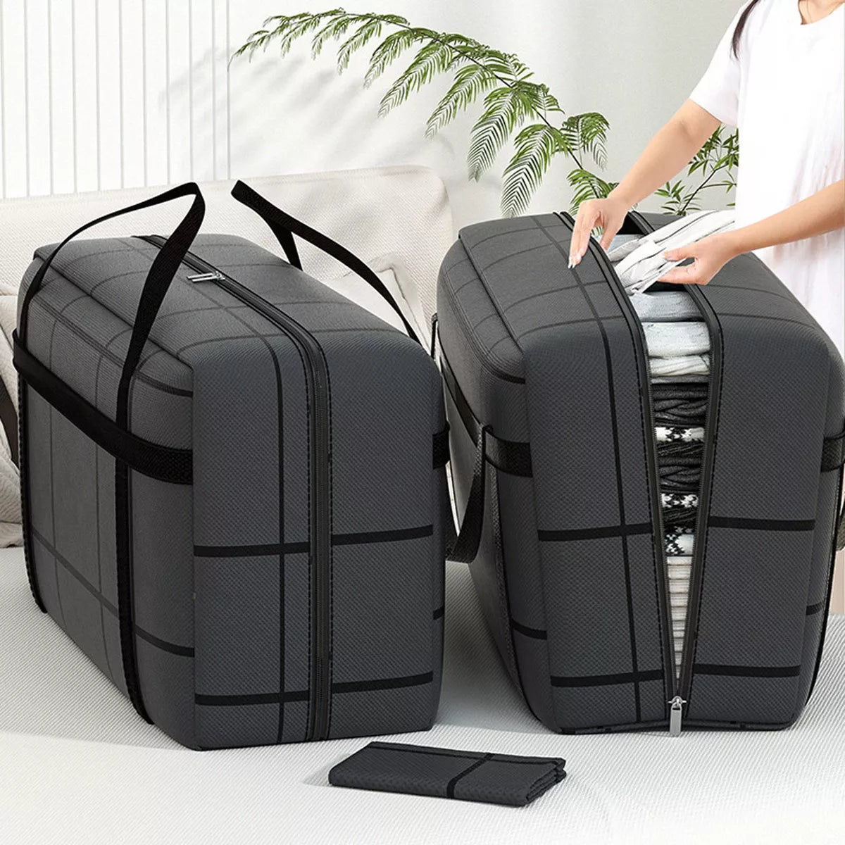 Woven Travel storage bag - Fine Living