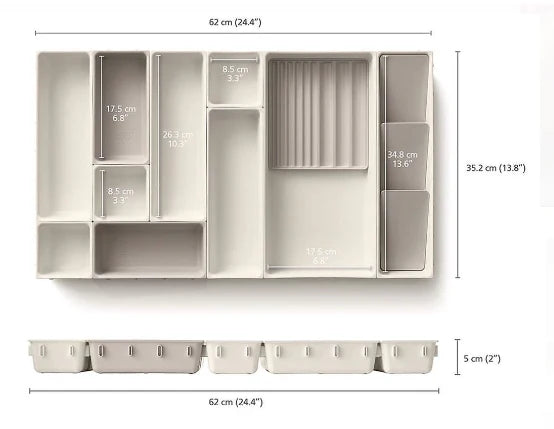 GlamStash Makeup Organizer Set - Fine Living