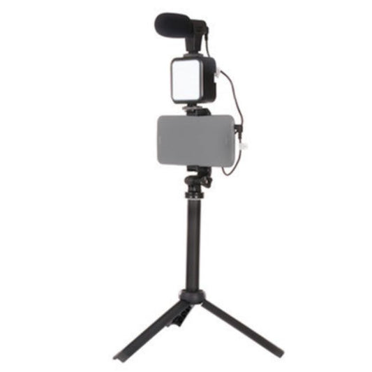 Stand Fill Light With Microphone Desktop Tripod Vlogging Kitipod Vlogging Kit