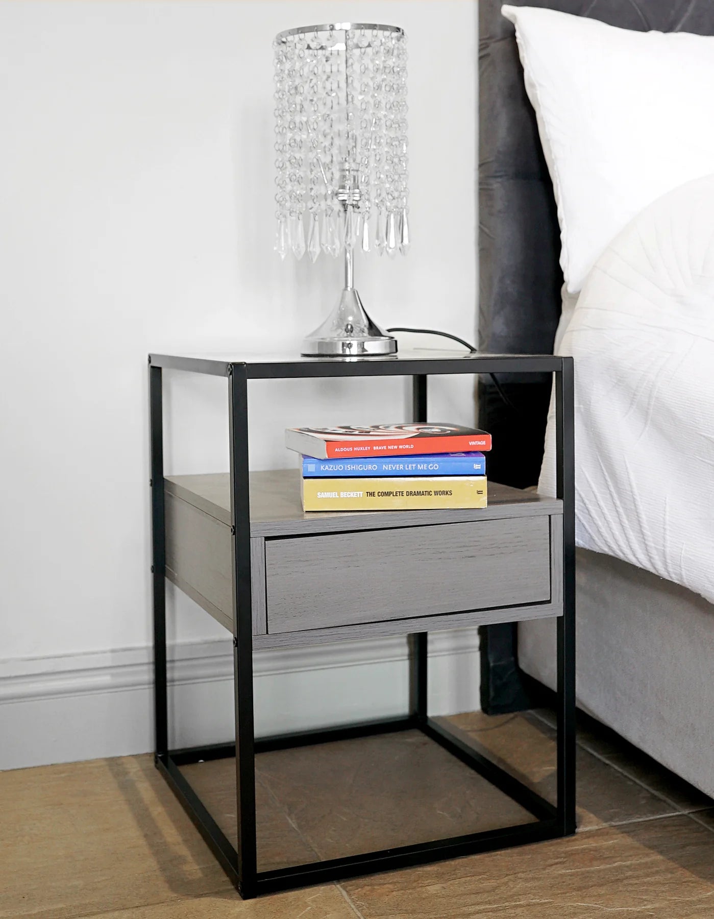 Fine Living Athens Side Table - Grey