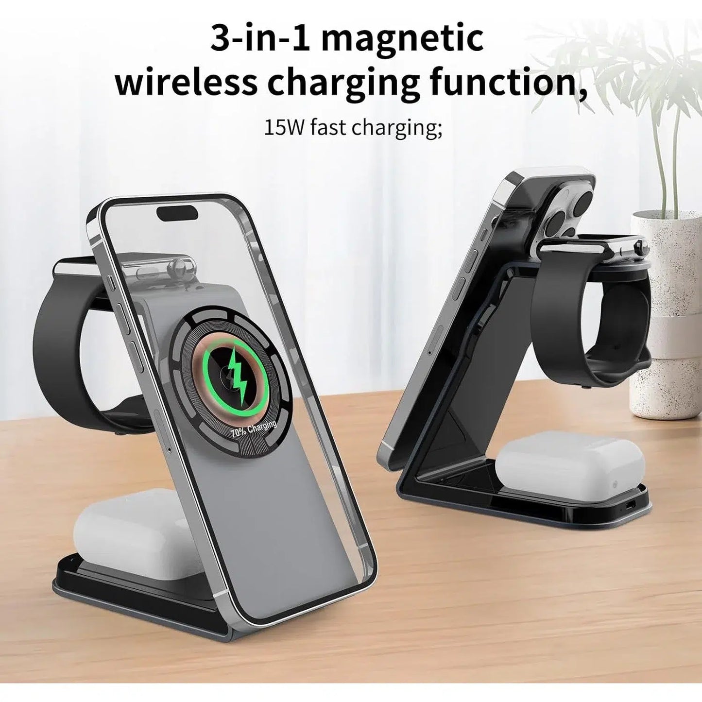 3-in-1 Wireless Charging Hub