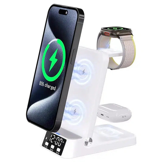 4 in 1 Smart Foldable Compact Wireless Charging Stand