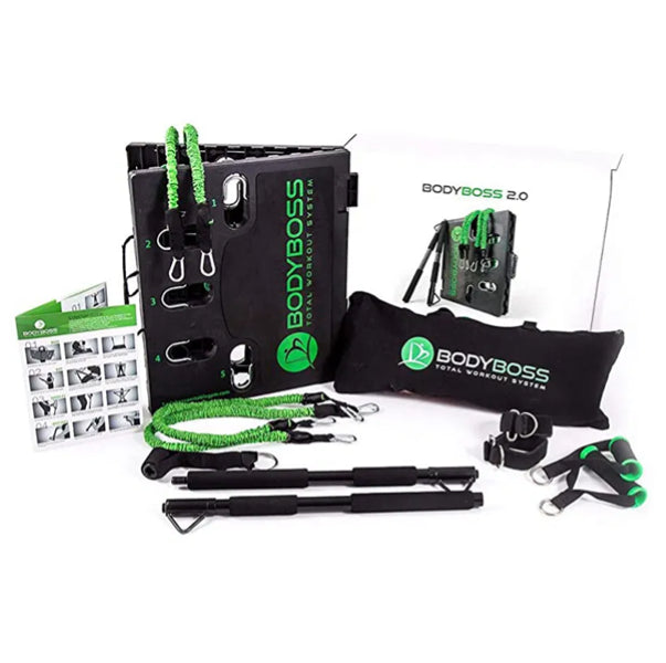 Full Body Portable Home Gym Resistance Exercise Workout System