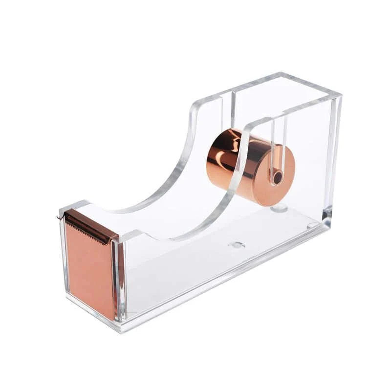Acrylic Sellotape Holder - Rose Gold