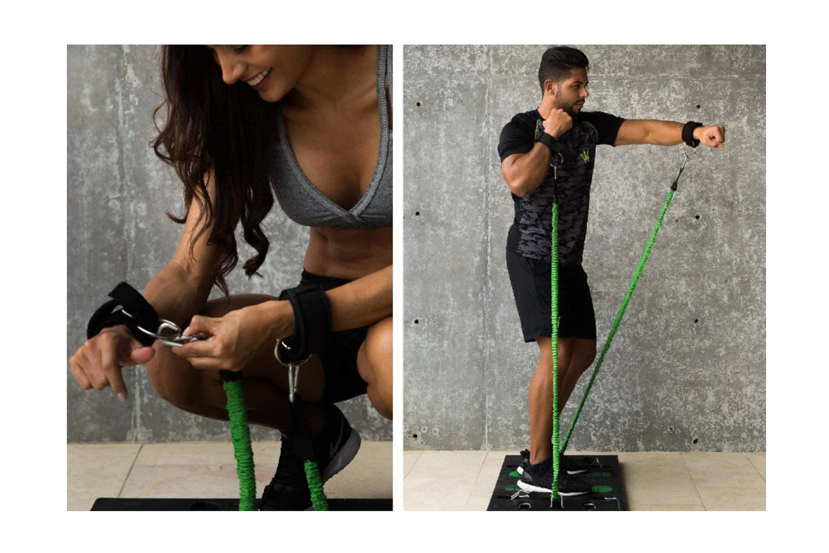 Full Body Portable Home Gym Resistance Exercise Workout System