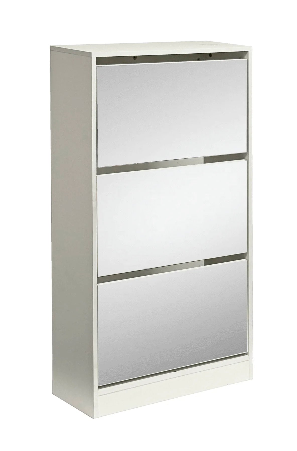 ShoeGleam 3 Layer Shoe Mirror Cabinet - Finery