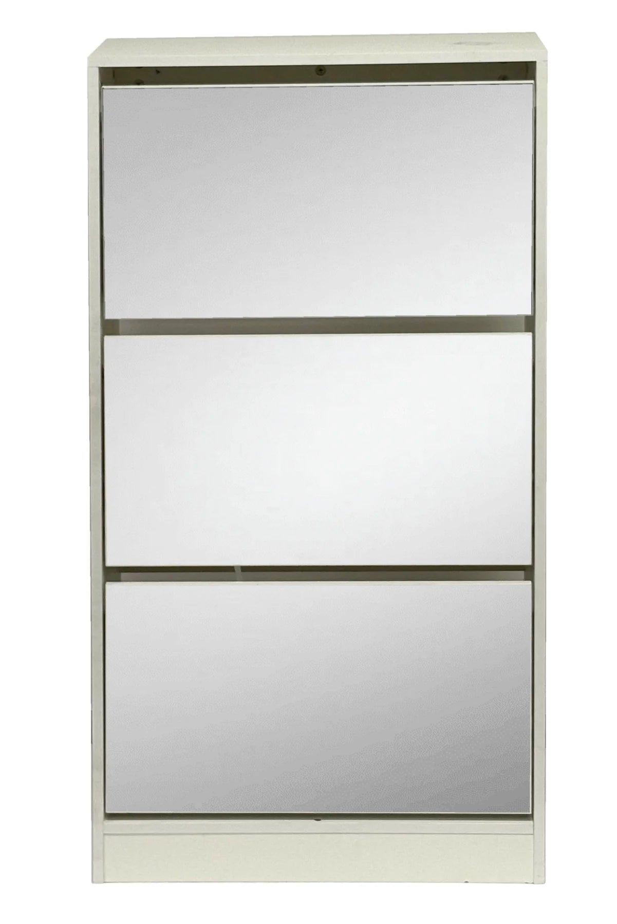 ShoeGleam 3 Layer Shoe Mirror Cabinet - Finery